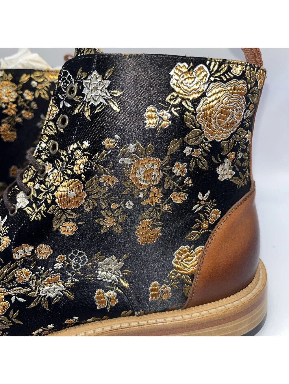 Taft Men's US 10 EU 43 The Jack Flower Print Boots Eden
